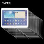 75 PCS 0.4mm 9H + Durezza superficiale 2.5D Pellicola in vetro temperato antideflagrante per Galaxy Tab 3 10.1 / P5200