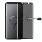 Per Galaxy S9 + 0.3mm 9H Durezza superficiale 3D Privacy Pellicola protettiva in vetro temperato antiriflesso (nero)