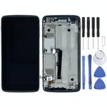 Schermo LCD OEM per Alcatel One Touch Idol 4 LTE / 6055 Digitizer Assemblaggio completo con cornice (Nero)