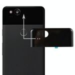 Google Pixel 2 Cover posteriore Copriobiettivo in vetro superiore (nero)