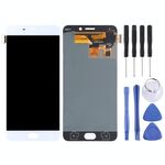 Schermo LCD originale per OPPO R9 con assemblaggio completo di digitalizzatore (bianco)