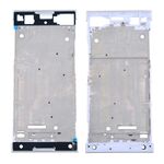 per Sony Xperia XA1 Piastra cornice cornice LCD alloggiamento anteriore (bianca)
