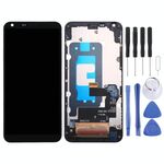 Schermo LCD originale per LG Q6 Q6+ LG-M700 M700 M700A US700 M700H M703 M700Y con digitalizzatore Assemblaggio completo con cornice (nero)