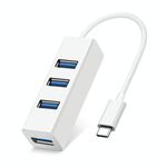Adattatore HUB portatile USB-C / Type-C maschio a 4 porte USB femmina