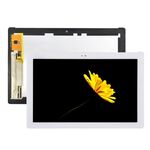 Schermo LCD OEM per Asus ZenPad 10 Z300M / P021 (versione cavo flessibile giallo) con digitalizzatore assemblaggio completo (bianco)