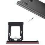 per Sony Xperia XZ1 Vassoio per scheda SIM / Micro SD, vassoio doppio (rosa)