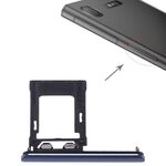 per Sony Xperia XZ1 Vassoio per scheda SIM / Micro SD, doppio vassoio (blu)