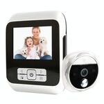 M530 Display TFT da 3,0 pollici Videocamera da 3,0 MP Visualizzatore per porta digitale, supporto TF Card (32 GB max) e visione notturna a infrarossi (bianco)