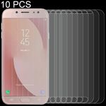10 PCS 0.26mm 9H 2.5D Pellicola in vetro temperato Arc Edge per Galaxy J7 Pro / J730