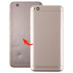 Cover posteriore con obiettivo della fotocamera e tasti laterali per Xiaomi Redmi 5A (oro)