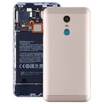 Cover posteriore con obiettivo della fotocamera e tasti laterali per Xiaomi Redmi 5 Plus (oro)