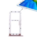 2 vassoio per scheda SIM / vassoio per scheda micro SD per Xiaomi Redmi Note 5 (oro rosa)