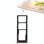 Vassoio per scheda 2 SIM + vassoio per scheda micro SD per Xiaomi Redmi Note 5A (oro rosa)