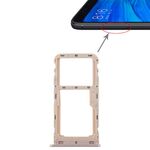 2 vassoio per scheda SIM / vassoio per scheda micro SD per Xiaomi Redmi 5 (oro)