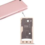 2 vassoio per scheda SIM / vassoio per scheda micro SD per Xiaomi Redmi 5A (oro)