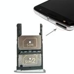 2 vassoio per scheda SIM + vassoio per scheda micro SD per Motorola Moto Z Play (argento)