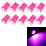 10 PCS T10 8 LED Lampadina di segnalazione per auto (luce rosa)