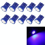 10 PCS T10 8 LED Lampadina di segnalazione per auto (blu)