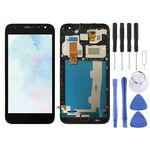 Schermo LCD OEM per Alcatel A3 5046 / 5046D / 5046X / OT5046 Digitizer Assemblaggio completo con cornice (Nero)