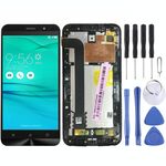 Schermo LCD OEM per Asus Zenfone GO ZB552KL X007D Digitizer Assemblaggio completo con cornice (nero)