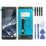 Schermo LCD TFT per Nokia 5.1 TA 1024 1027 1044 1053 1008 1030 1109 con digitalizzatore assemblaggio completo (nero)