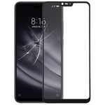Lente in vetro esterno per schermo anteriore per Xiaomi Mi 8 Lite (nero)