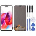 Schermo LCD originale per OPPO R15 con assemblaggio completo di digitalizzatore (nero)