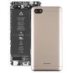 Cover posteriore con tasti laterali per Xiaomi Redmi 6A (oro)