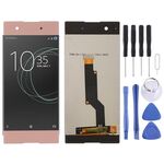 Schermo LCD OEM per Sony Xperia XA1 con assemblaggio completo di digitalizzatore (oro rosa)