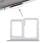 Vassoio per scheda SIM + vassoio per scheda micro SD per LG Q6 / M700 / M700N / G6 Mini (argento)