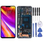 Schermo LCD originale per LG G7 ThinQ / G710 G710EM G710PM G710VMP Digitizer Assemblaggio completo con cornice (nero)