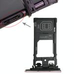 Vassoio scheda SIM1 + Vassoio scheda SIM2 / Micro SD per Sony Xperia XZ (rosa)