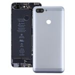 Cover posteriore con obiettivo della fotocamera e tasti laterali per Asus Zenfone Max Plus (M1) / ZB570TL (grigio)