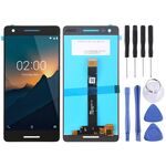 Schermo LCD TFT per Nokia 2.1 TA-1080 TA-1084 A-1086 TA-1092 TA-1093 con digitalizzatore assemblaggio completo (nero)