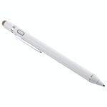 Penna stilo attiva con touch screen capacitivo ricaricabile da 1,5-2,3 mm (bianca)
