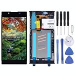 Schermo LCD OEM per Sony Xperia L1 G3311 G3312 G3313 digitalizzatore assemblaggio completo con telaio (nero)