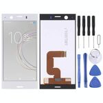Schermo LCD OEM per Sony Xperia XZ1 Compact con assemblaggio completo di digitalizzatore (argento)