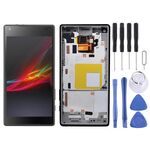 Schermo LCD OEM per Sony Xperia Z5 Compact / E5803 / E5823 / Z5 mini Digitizer Assemblaggio completo con cornice (nero)