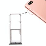 Per OPPO A77 2 x vassoio per scheda SIM + vassoio per scheda micro SD (nero)