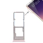 Per Vivo Y79 2 x vassoio per scheda SIM + vassoio per scheda Micro SD (oro rosa)
