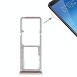 Per Vivo Y75 2 x vassoio per scheda SIM + vassoio per scheda Micro SD (oro)