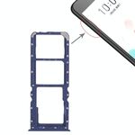 Per OPPO A5 / A3s 2 x vassoio per scheda SIM + vassoio per scheda Micro SD (blu)