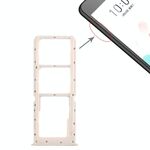 Per OPPO A5 / A3s 2 x vassoio per scheda SIM + vassoio per scheda Micro SD (argento)