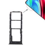 Per Vivo Y93 2 x vassoio per scheda SIM + vassoio per scheda micro SD (nero)