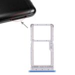 Vassoio scheda SIM + vassoio scheda SIM / vassoio scheda micro SD per Xiaomi Redmi Note 6 Pro (blu)