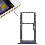 Vassoio scheda SIM + vassoio scheda SIM / vassoio scheda micro SD per Xiaomi Pocophone F1 (blu)