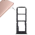 Per Vivo Y71 2 x vassoio per scheda SIM + vassoio per scheda micro SD (nero)