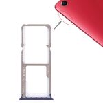 Per OPPO A1 2 x vassoio per scheda SIM + vassoio per scheda Micro SD (blu)