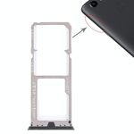 Per OPPO A73 / F5 2 x vassoio per scheda SIM + vassoio per scheda Micro SD (nero)