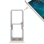 Per Vivo Y67 Vassoio scheda SIM + Vassoio scheda SIM / Vassoio scheda micro SD (oro)